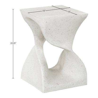 Jula Terrazzo Concrete Indoor/Outdoor End Table