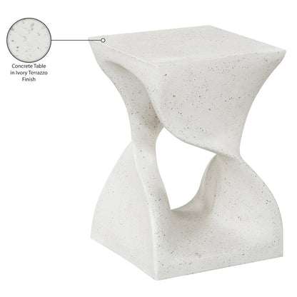 Jula Terrazzo Concrete Indoor/Outdoor End Table