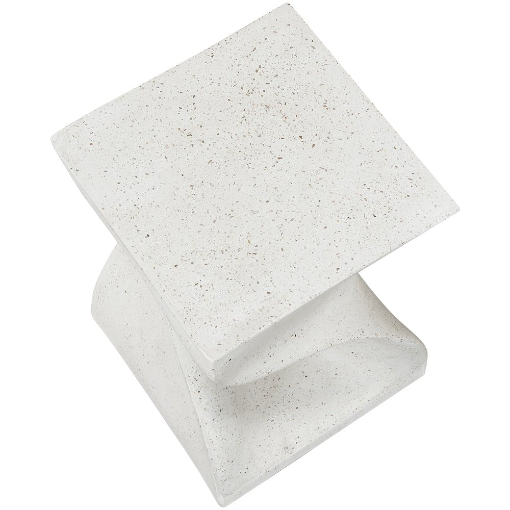 Jula Terrazzo Concrete Indoor/Outdoor End Table
