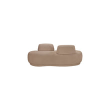 Argyle Beige Teddy Fabric Chaise/Loveseat