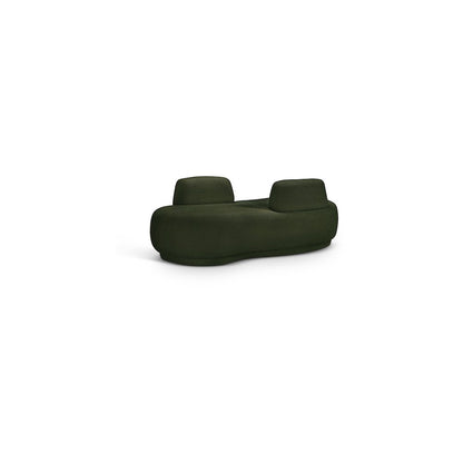 Argyle Green Teddy Fabric Chaise/Loveseat