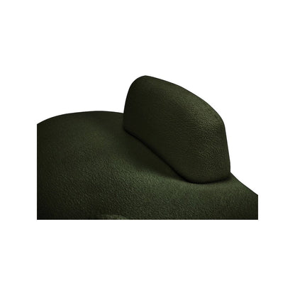 Argyle Green Teddy Fabric Chaise/Loveseat