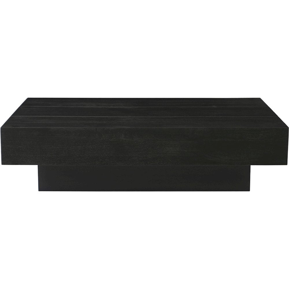 Plank Black Mango Wood Coffee Table