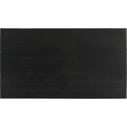 Plank Black Mango Wood Coffee Table