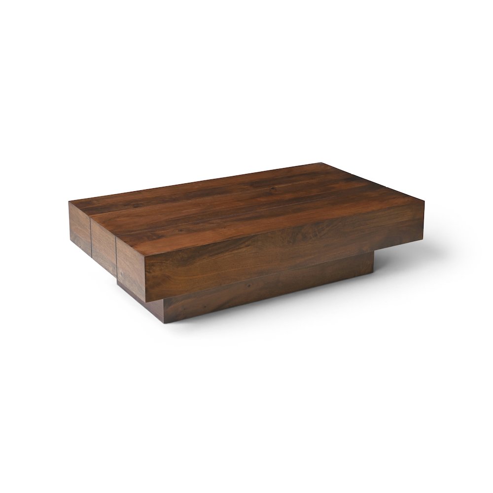 Plank Brown Mango Wood Coffee Table