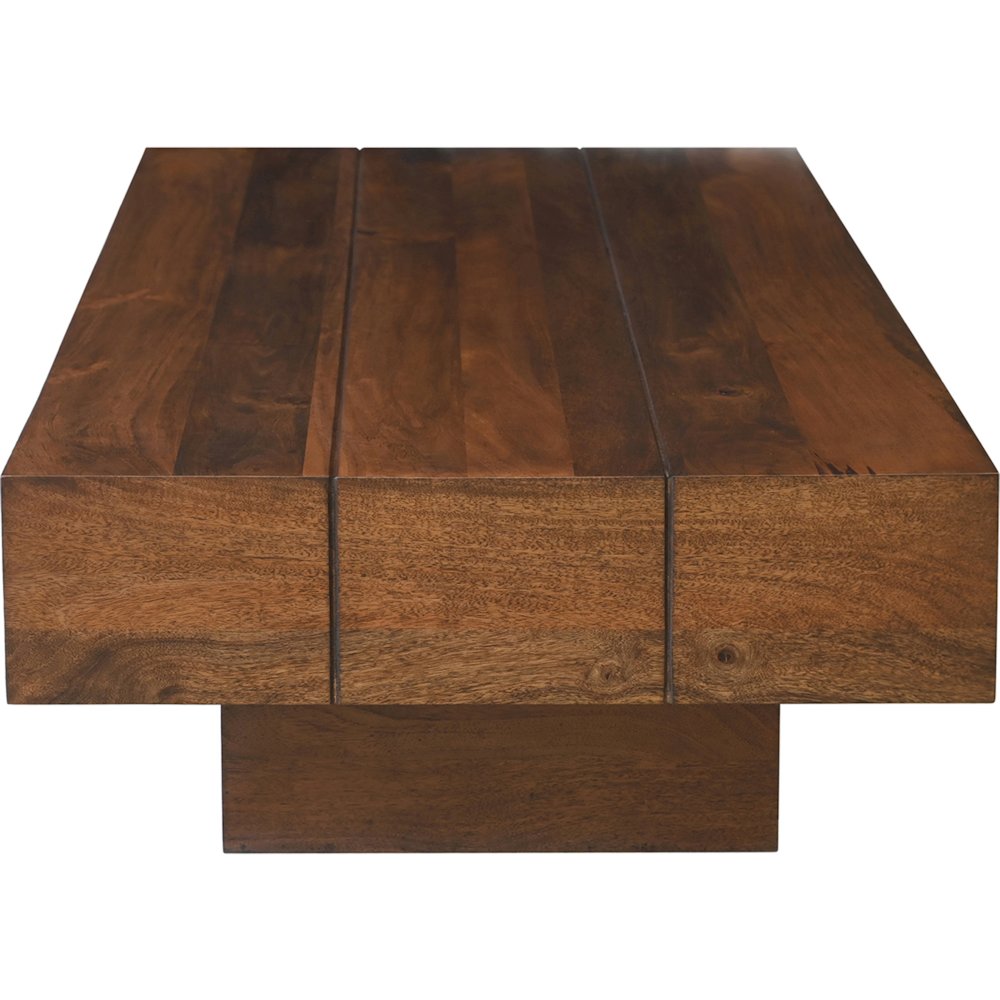 Plank Brown Mango Wood Coffee Table
