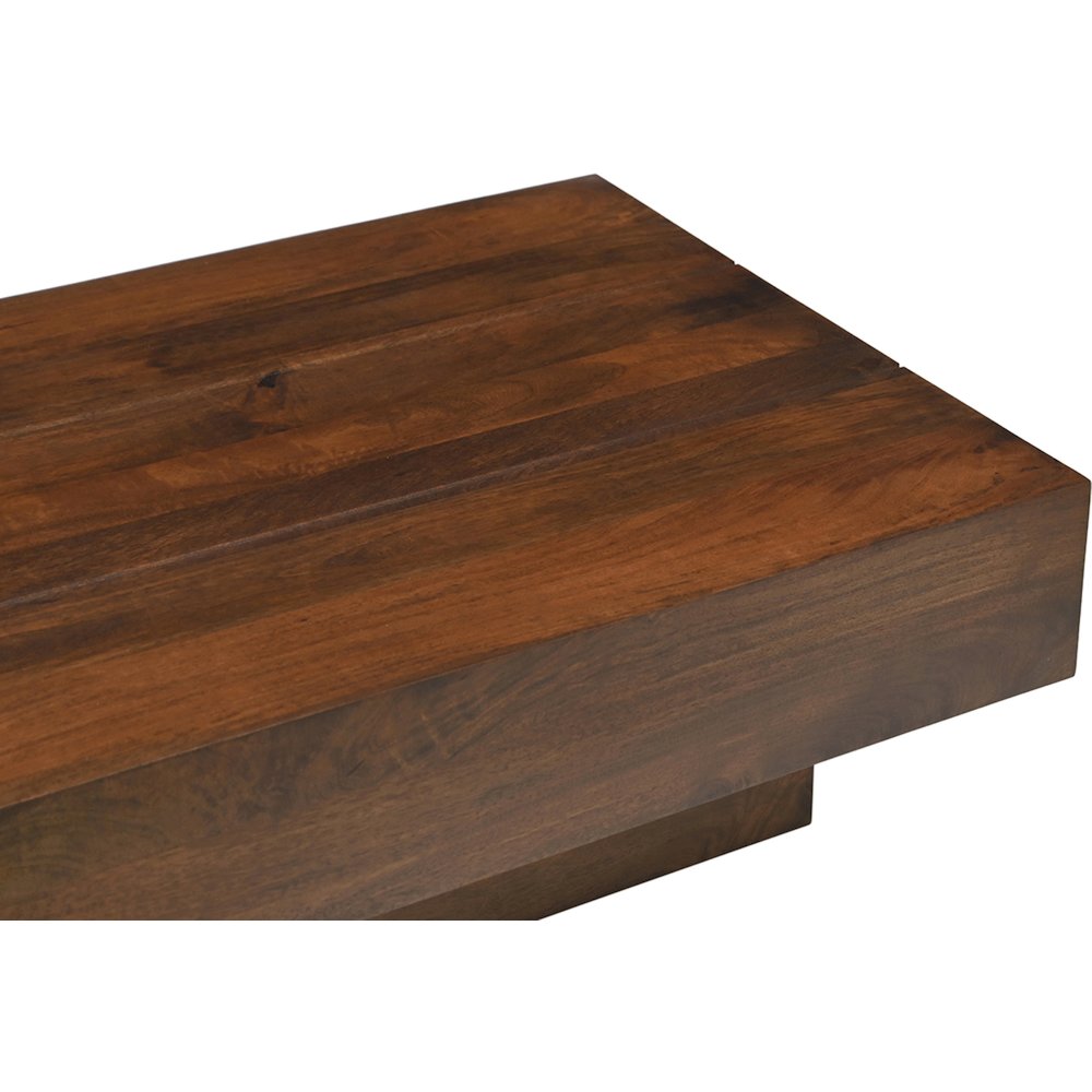 Plank Brown Mango Wood Coffee Table