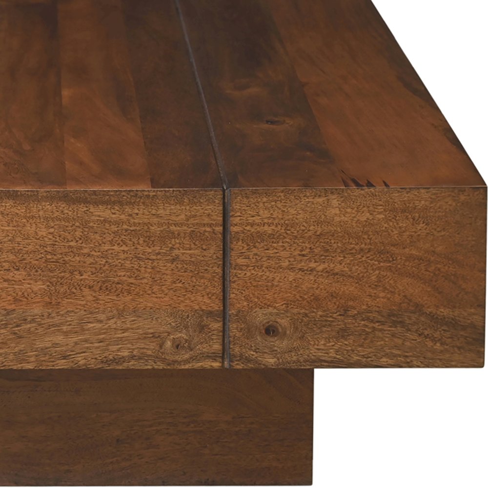 Plank Brown Mango Wood Coffee Table