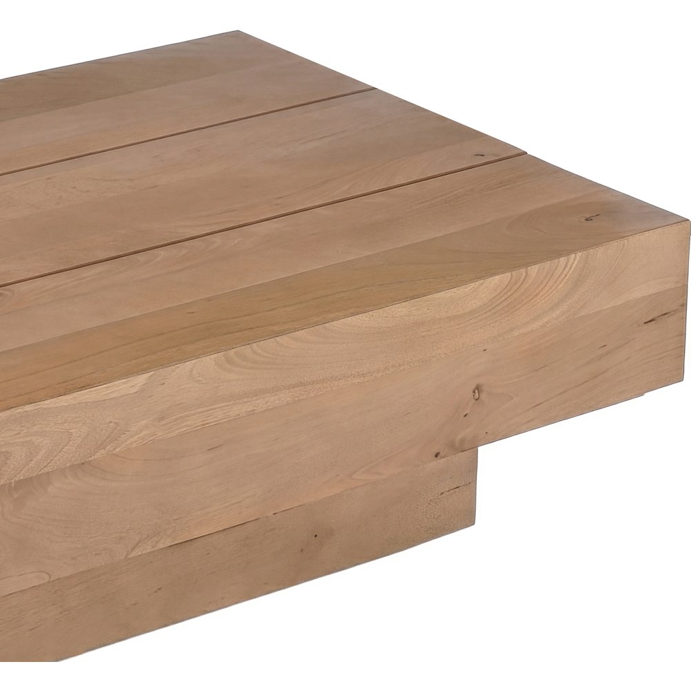 Plank Natural Mango Wood Coffee Table