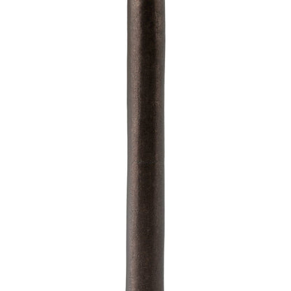 Oxira Travertine Travertine And Aluminum End / Side Table