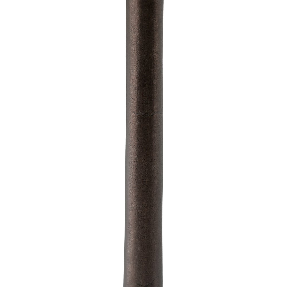 Oxira Brown Genuine Marble And Aluminum End / Side Table