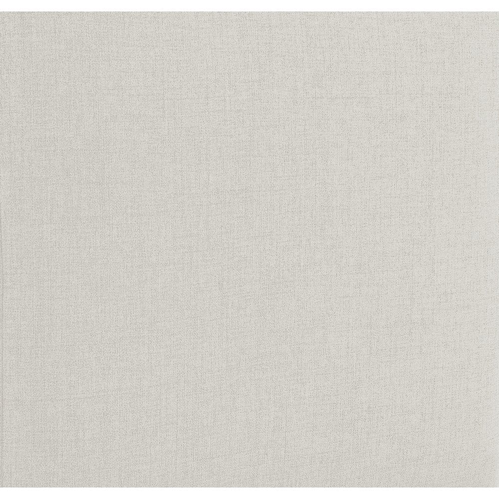 Cube Cream Durable Linen Textured Ottoman