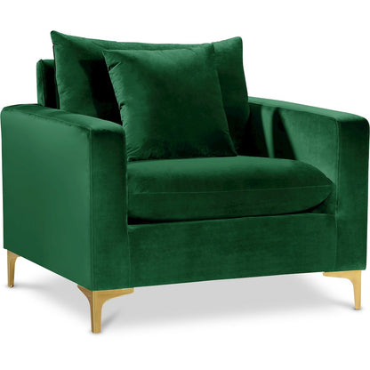 Naomi Green Velvet Chair