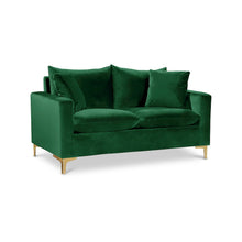 Naomi Green Velvet Loveseat