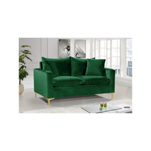 Naomi Green Velvet Loveseat