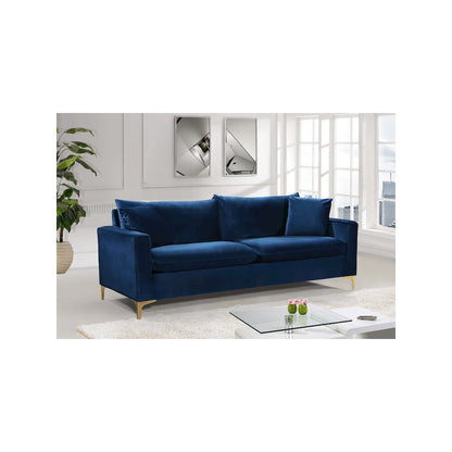 Naomi Navy Velvet Sofa