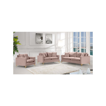 Naomi Pink Velvet Chair