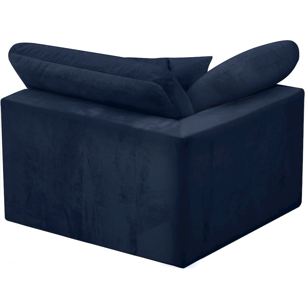 Cozy Navy Velvet Chair