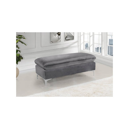 Naomi Grey Velvet 2pc. Reversible Sectional