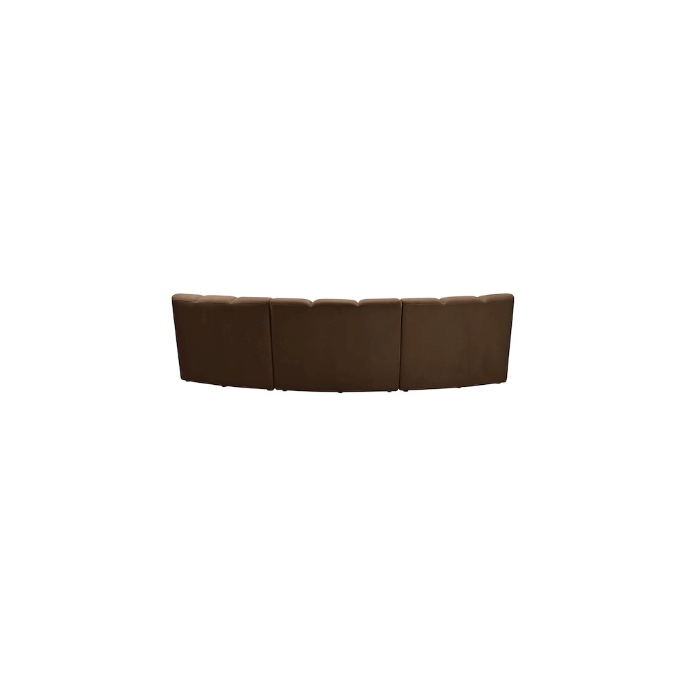 Infinity Brown Velvet 3pc. Modular Sectional