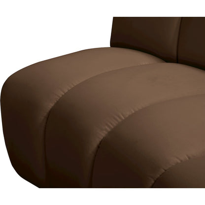 Infinity Brown Velvet 6pc. Modular Sectional