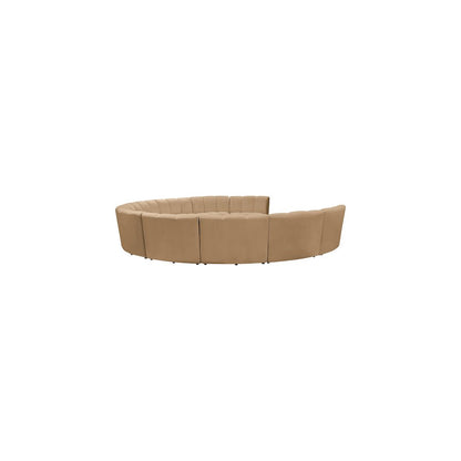 Infinity Camel Velvet 10pc. Modular Sectional