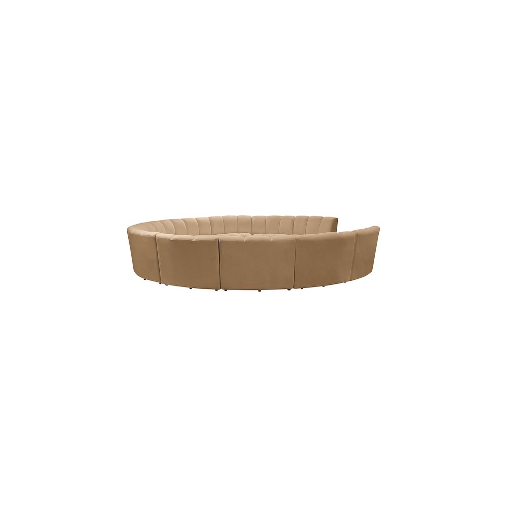 Infinity Camel Velvet 11pc. Modular Sectional
