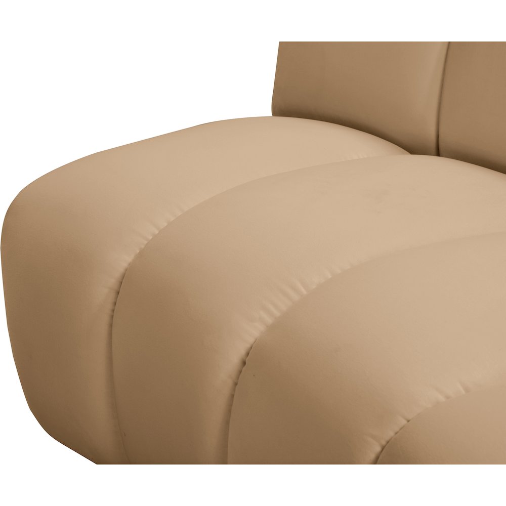 Infinity Camel Velvet 2pc. Modular Sectional