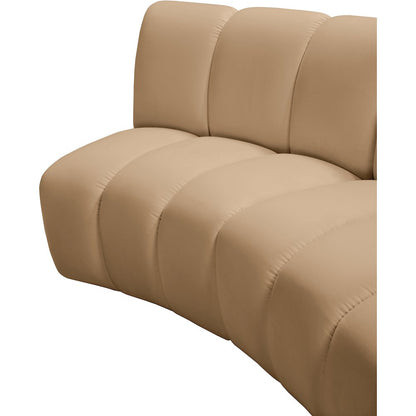 Infinity Camel Velvet 5pc. Modular Sectional