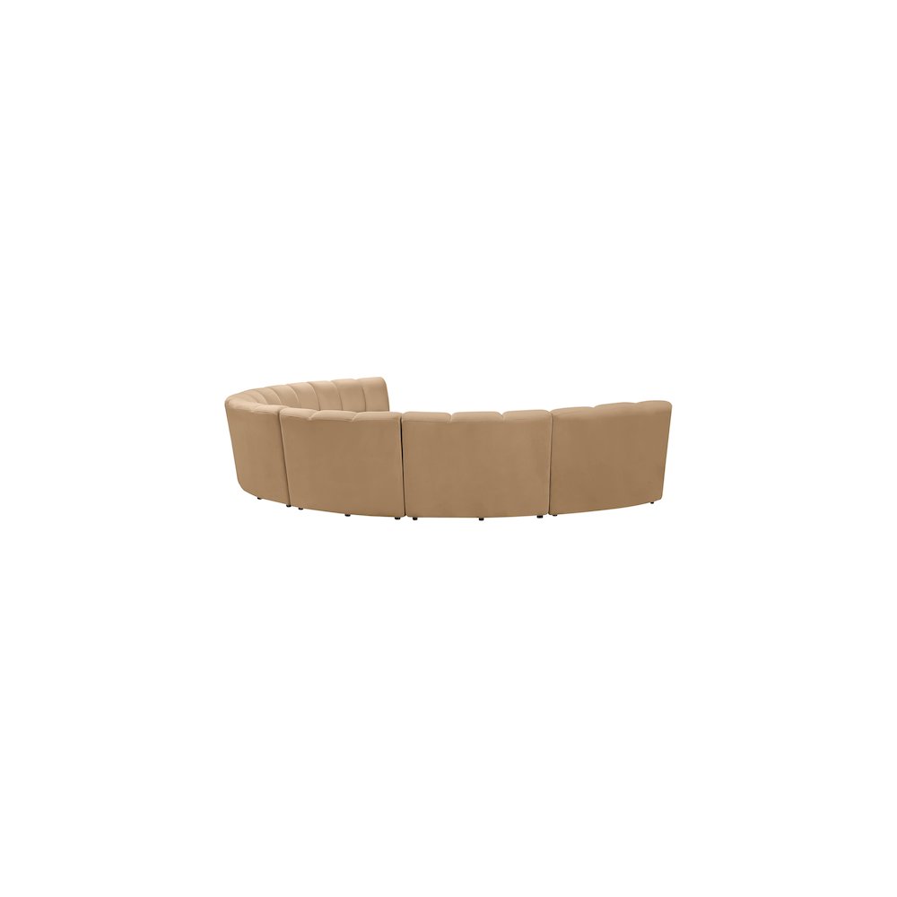 Infinity Camel Velvet 7pc. Modular Sectional