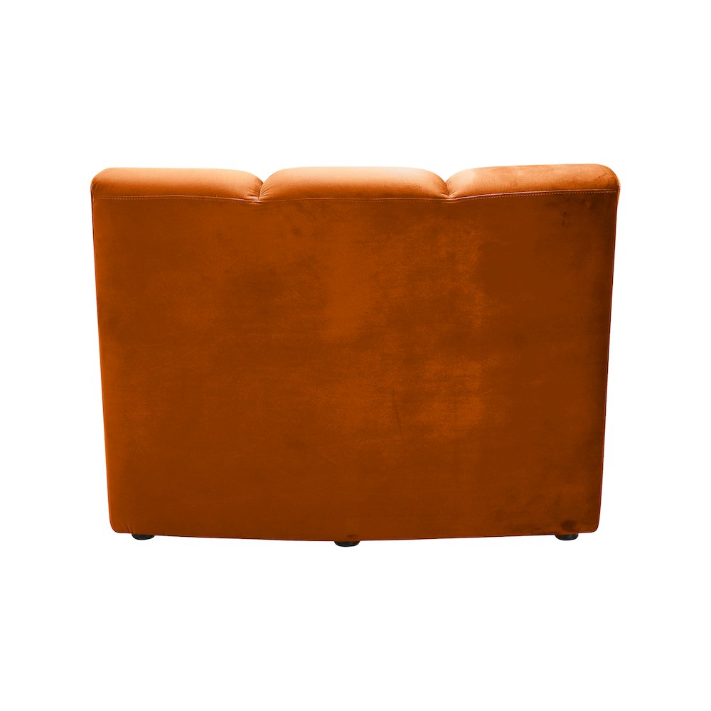 Infinity Cognac Velvet Modular Chair