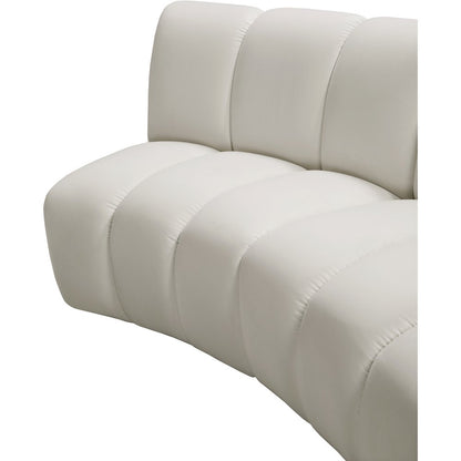 Infinity Cream Velvet 2pc. Modular Sectional