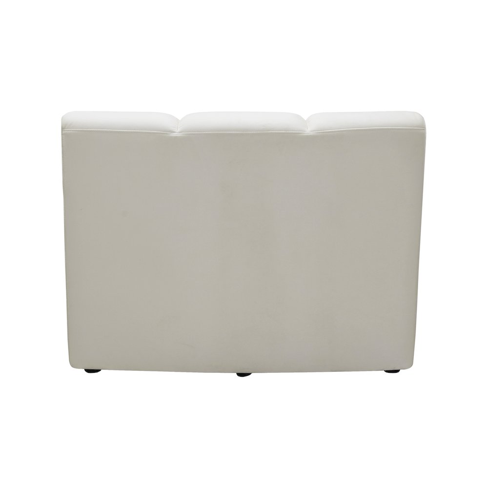 Infinity Cream Velvet Modular Chair
