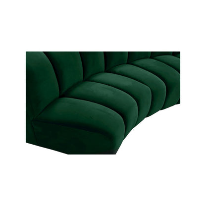 Infinity Green Velvet 4pc. Modular Sectional