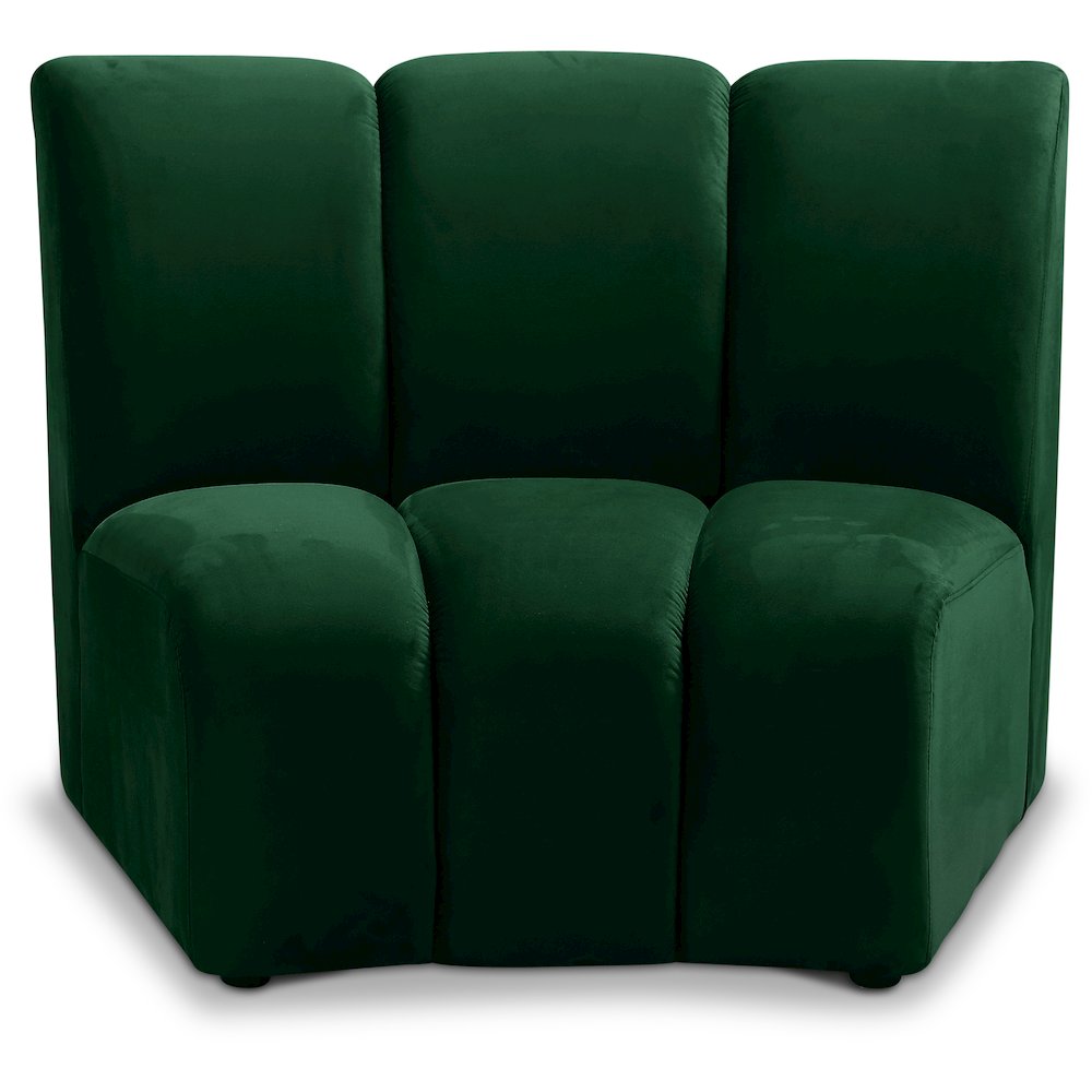 Infinity Green Velvet Modular Chair