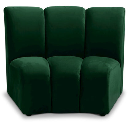 Infinity Green Velvet Modular Chair