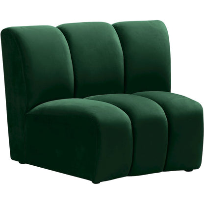Infinity Green Velvet Modular Chair