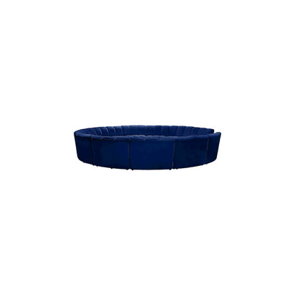 Infinity Navy Velvet 12pc. Modular Sectional
