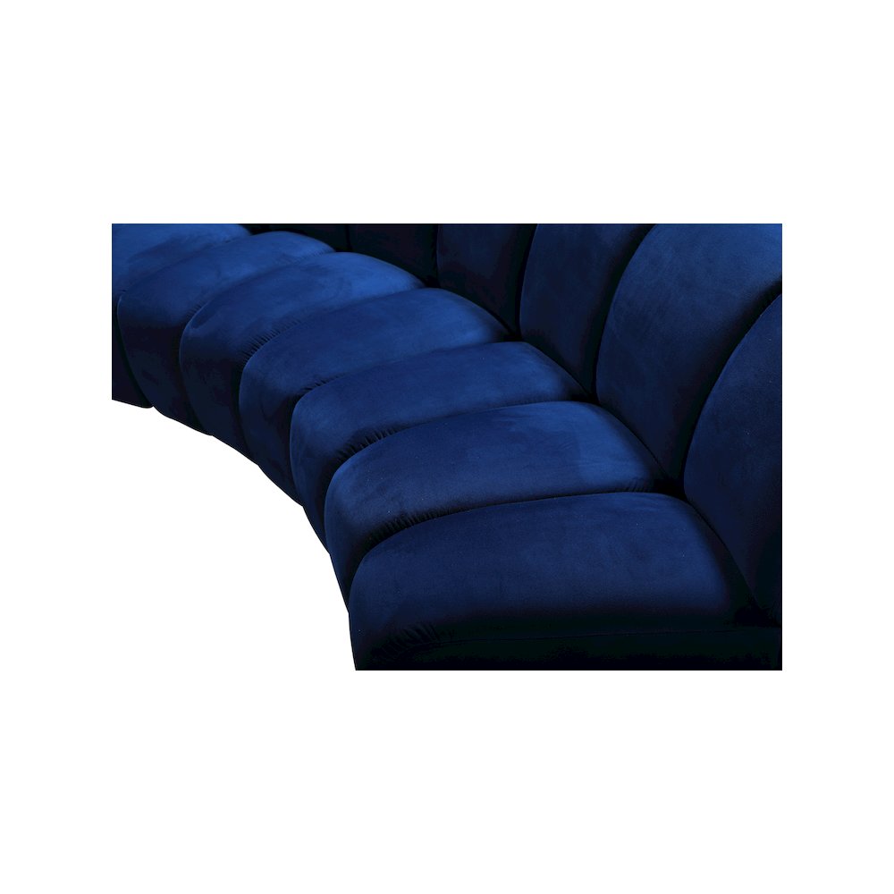 Infinity Navy Velvet 2pc. Modular Sectional