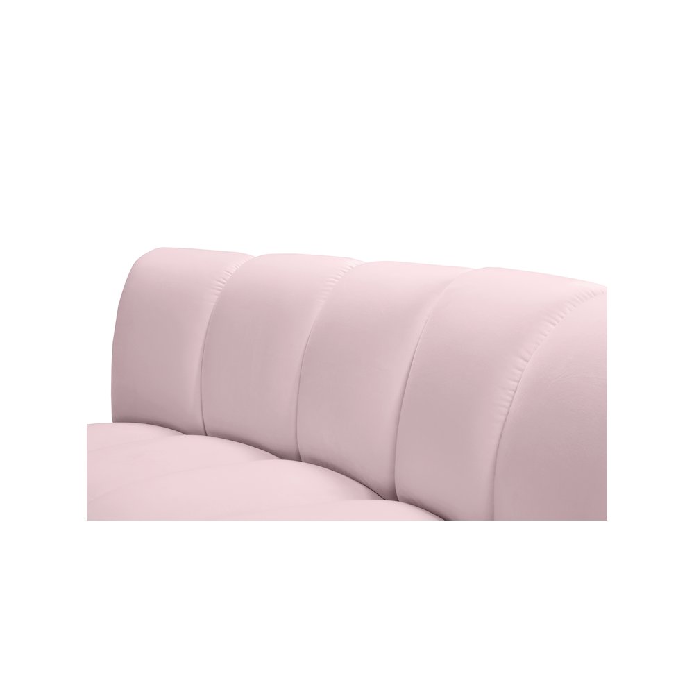 Infinity Pink Velvet 9pc. Modular Sectional