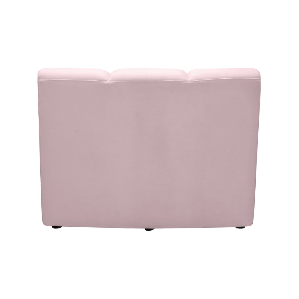 Infinity Pink Velvet Modular Chair