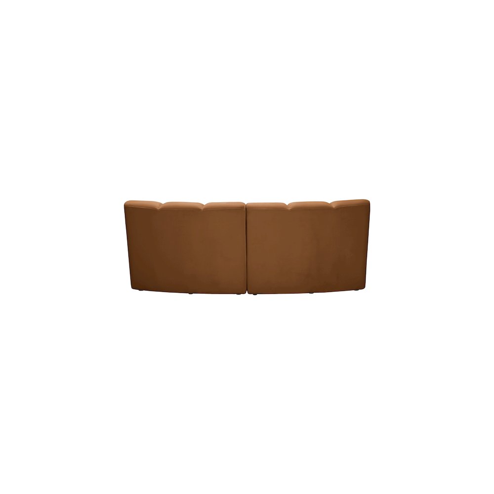 Infinity Saddle Velvet 2pc. Modular Sectional