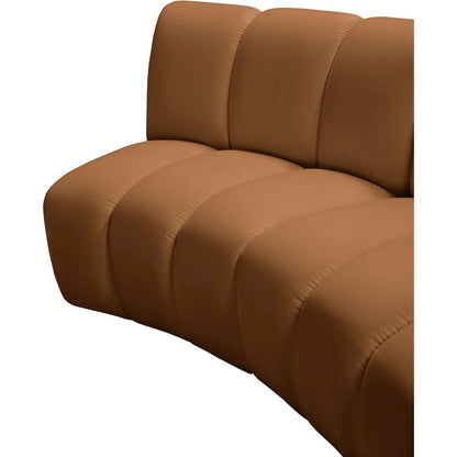 Infinity Saddle Velvet 2pc. Modular Sectional