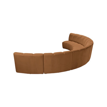 Infinity Saddle Velvet 6pc. Modular Sectional
