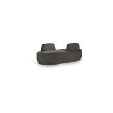 Argyle Grey Chenille Fabric Chaise/Loveseat