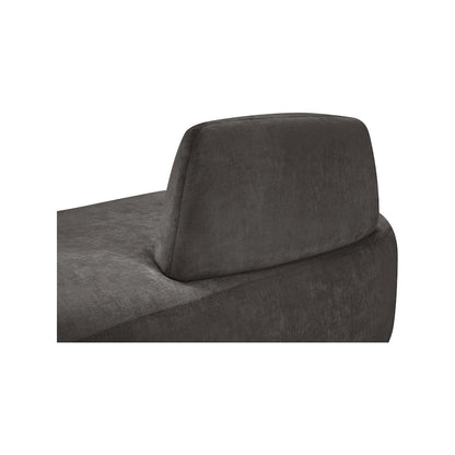 Argyle Grey Chenille Fabric Chaise/Loveseat