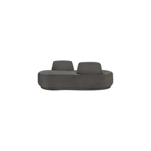 Argyle Grey Chenille Fabric Chaise/Loveseat