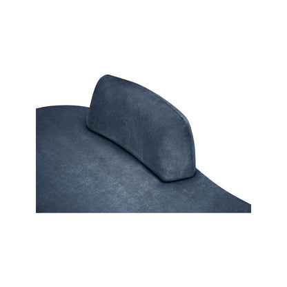 Argyle Light Blue Chenille Fabric Chaise/Loveseat