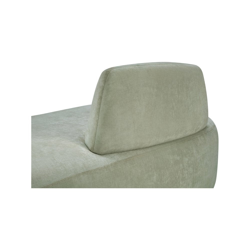 Argyle Mint Chenille Fabric Chaise/Loveseat