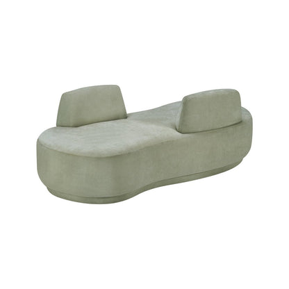 Argyle Mint Chenille Fabric Chaise/Loveseat